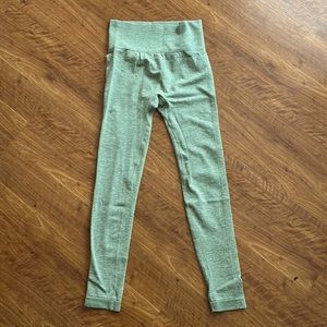Light Green Athleasure Scrunchy Booty Pants